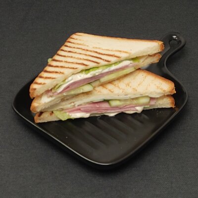 СЭНДВИЧ С ВЕТЧИНОЙ И СЫРОМ — изображение 1